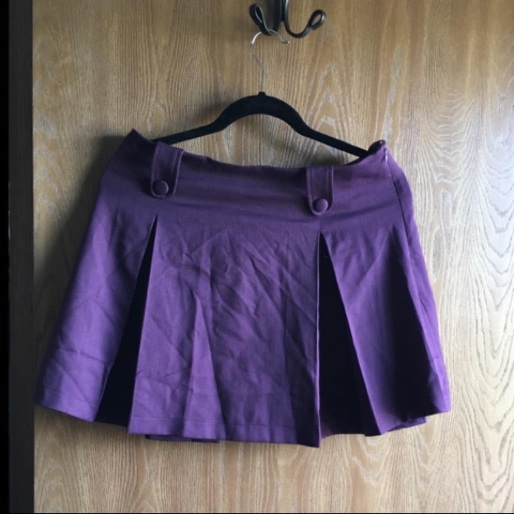 Purple ModCloth mini skirt